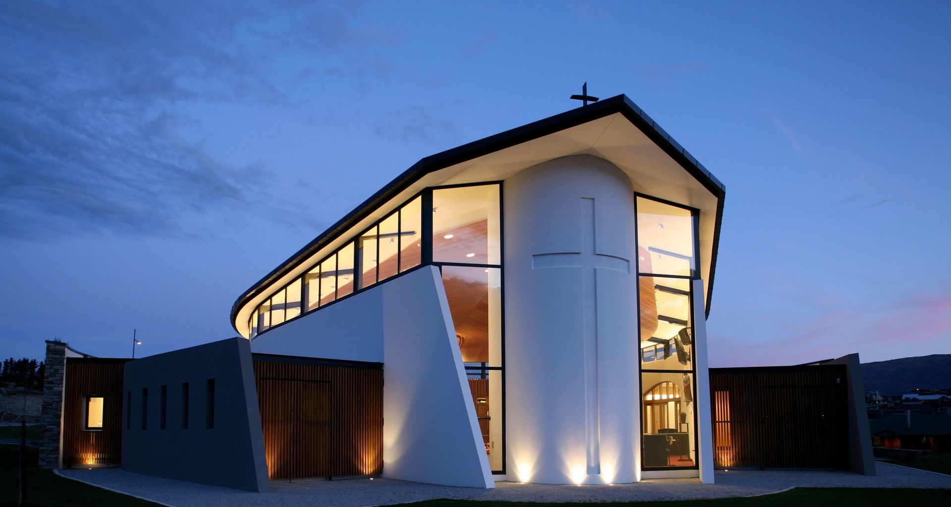 Wanaka Catholic Church banner