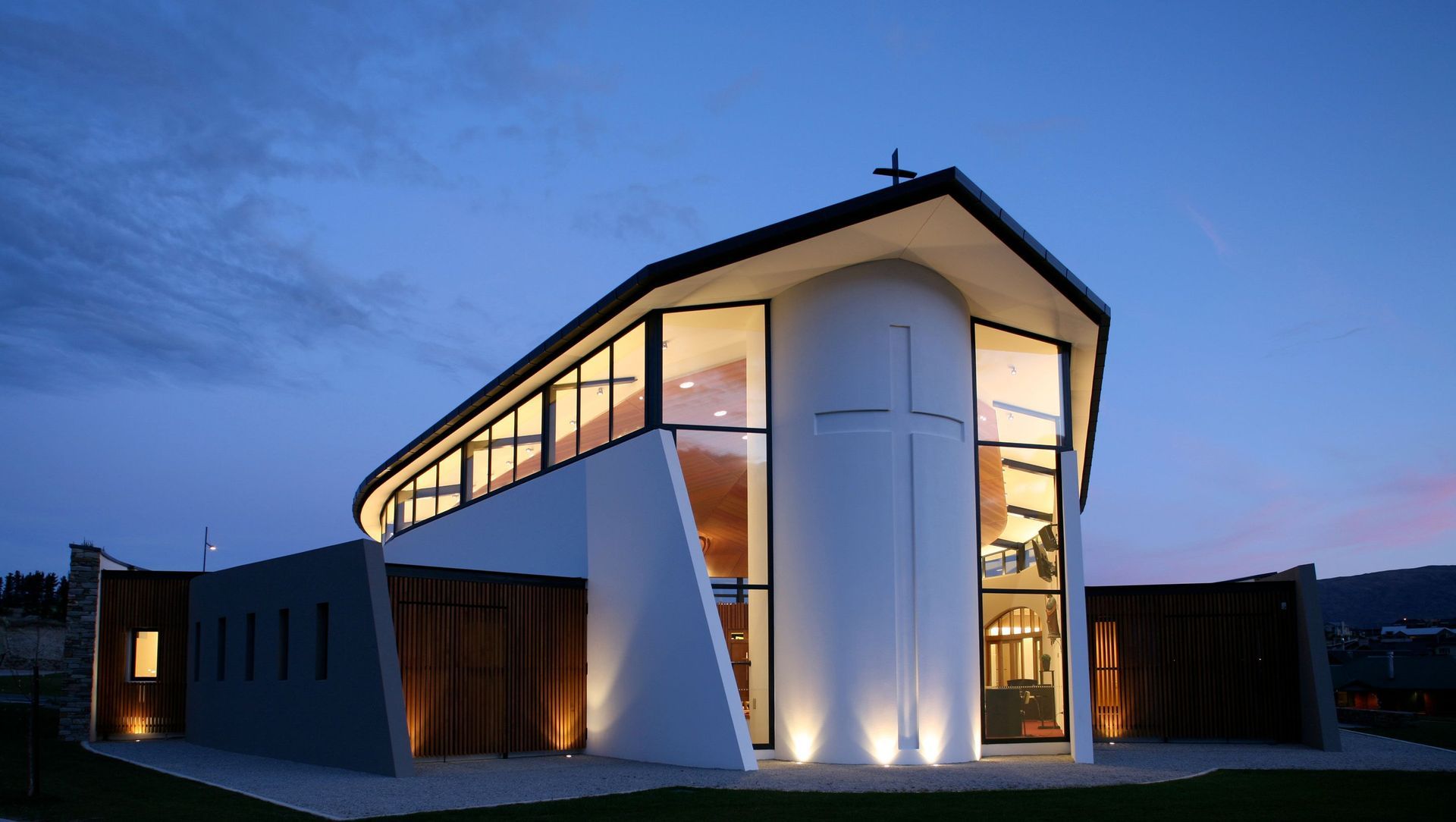 Wanaka Catholic Church banner