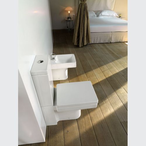 Cento Rectangular Close Coupled Toilet by Kerasan