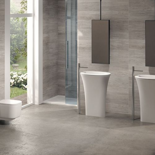 Karim Cubika Wall Hung Toilet and Bidet by cielo