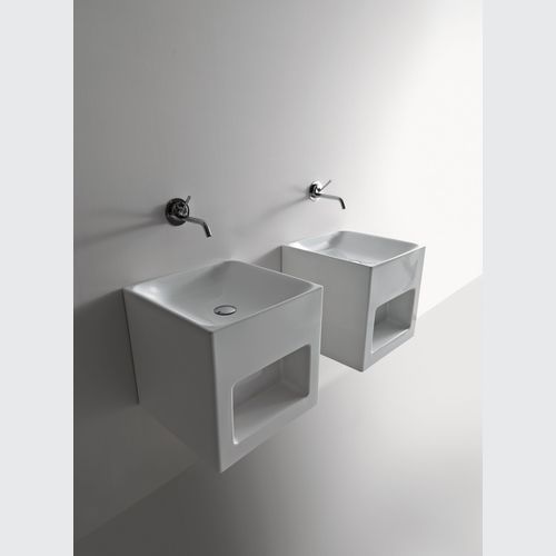 Cento Cube Shaped Washbasin 45 by Kerasan