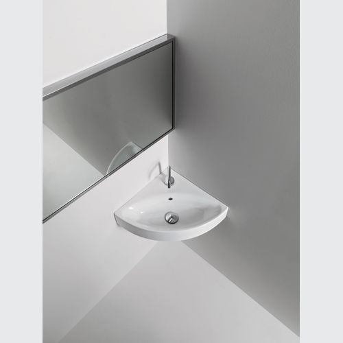 Cento Corner Washbasin 45 by Kerasan