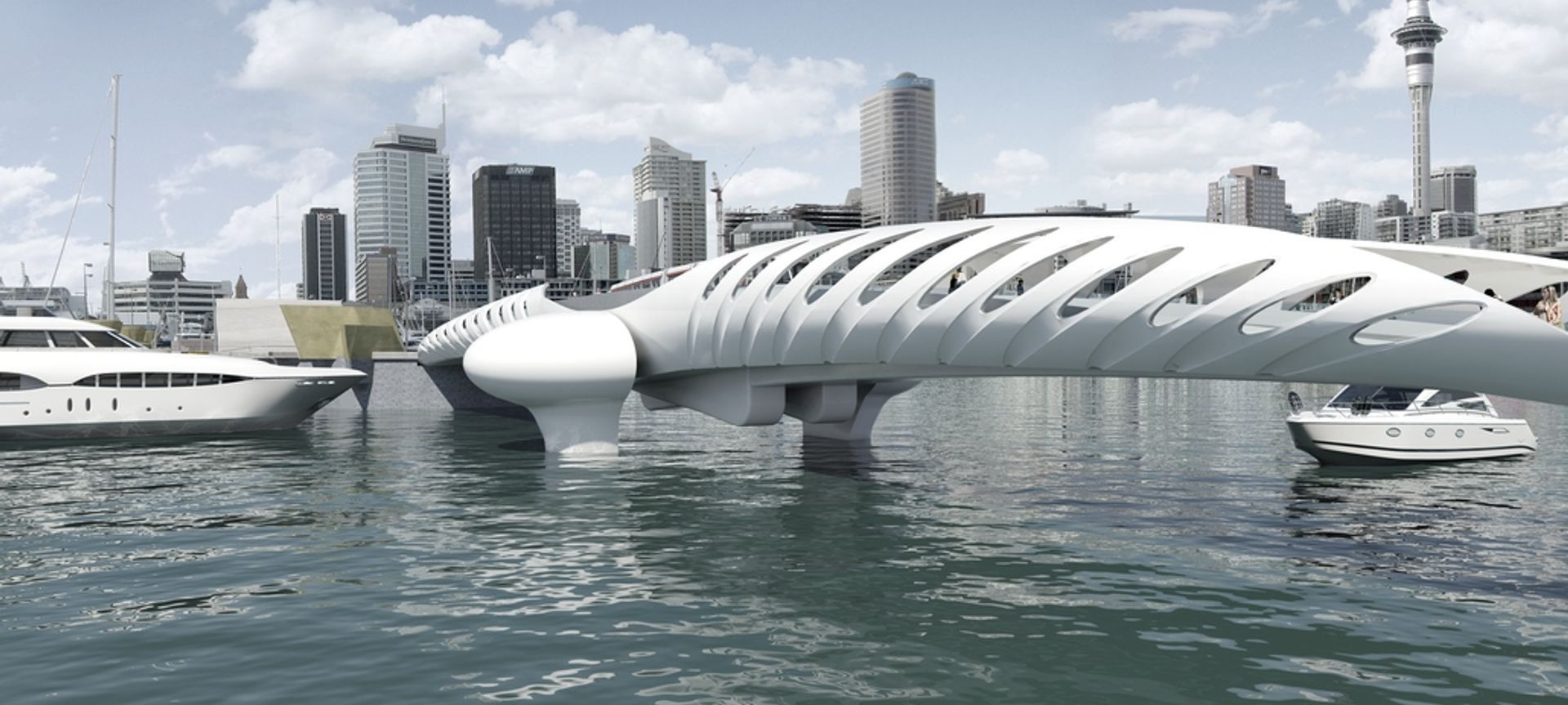 Te Wero Bridge banner