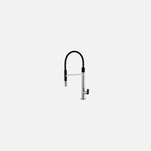 350BSC Kitchen Mixer, white or black hose and biscuit by QUADRO