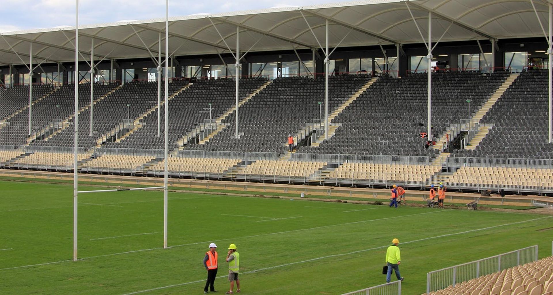AMI Stadium banner