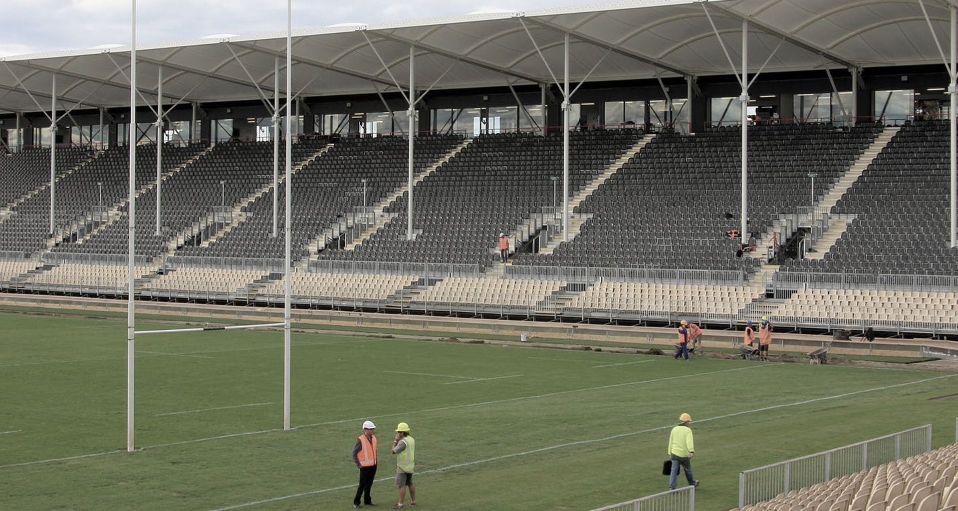 AMI Stadium banner