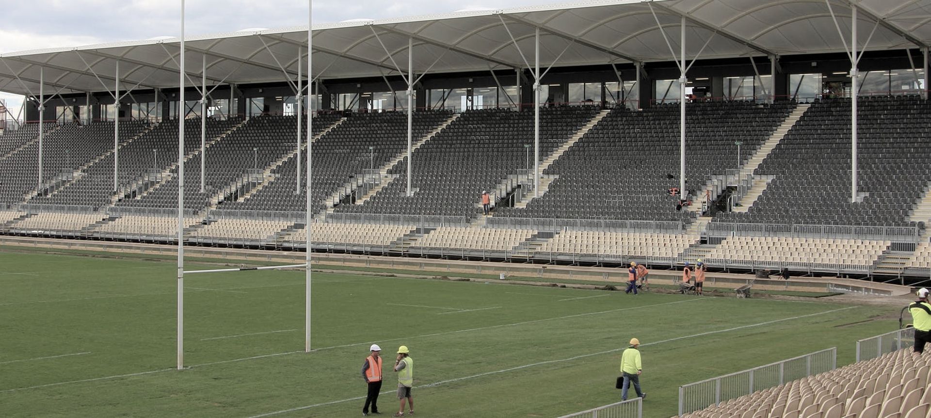 AMI Stadium banner