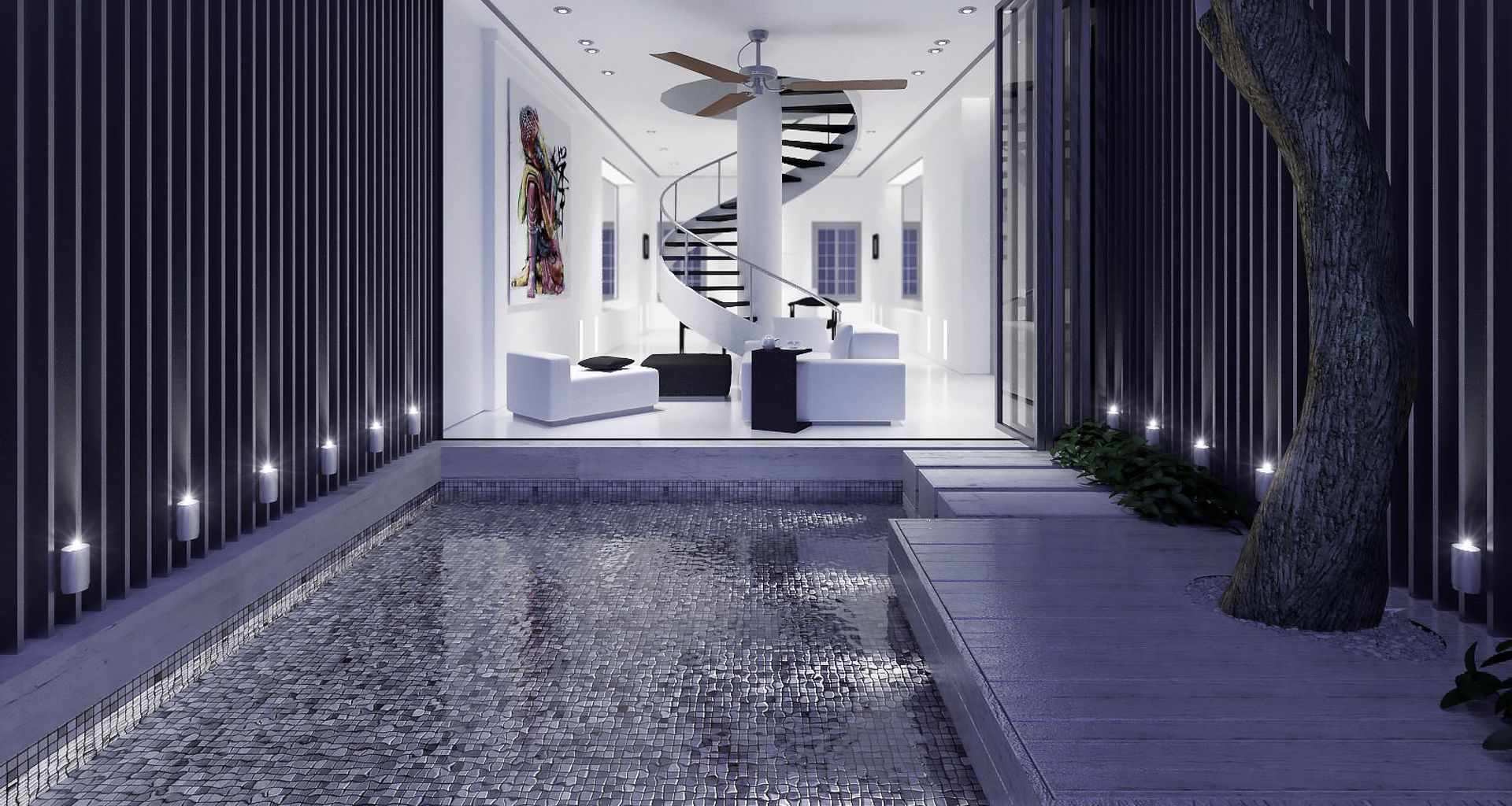 Blue House banner