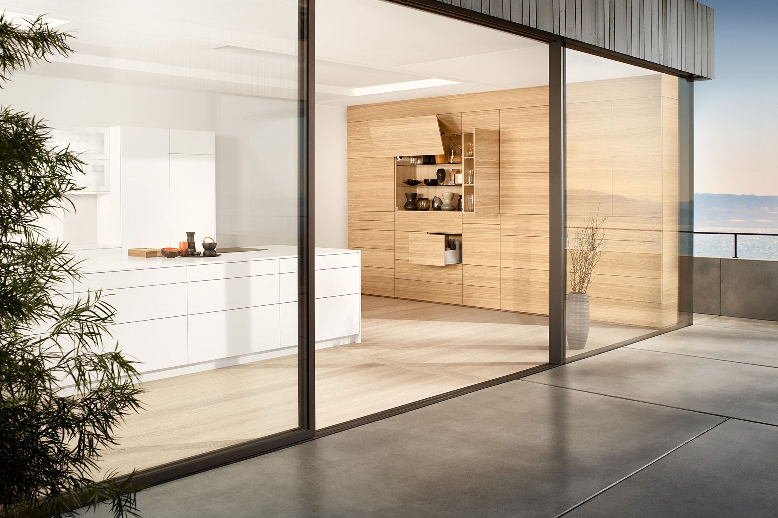 Handle-less Cabinetry