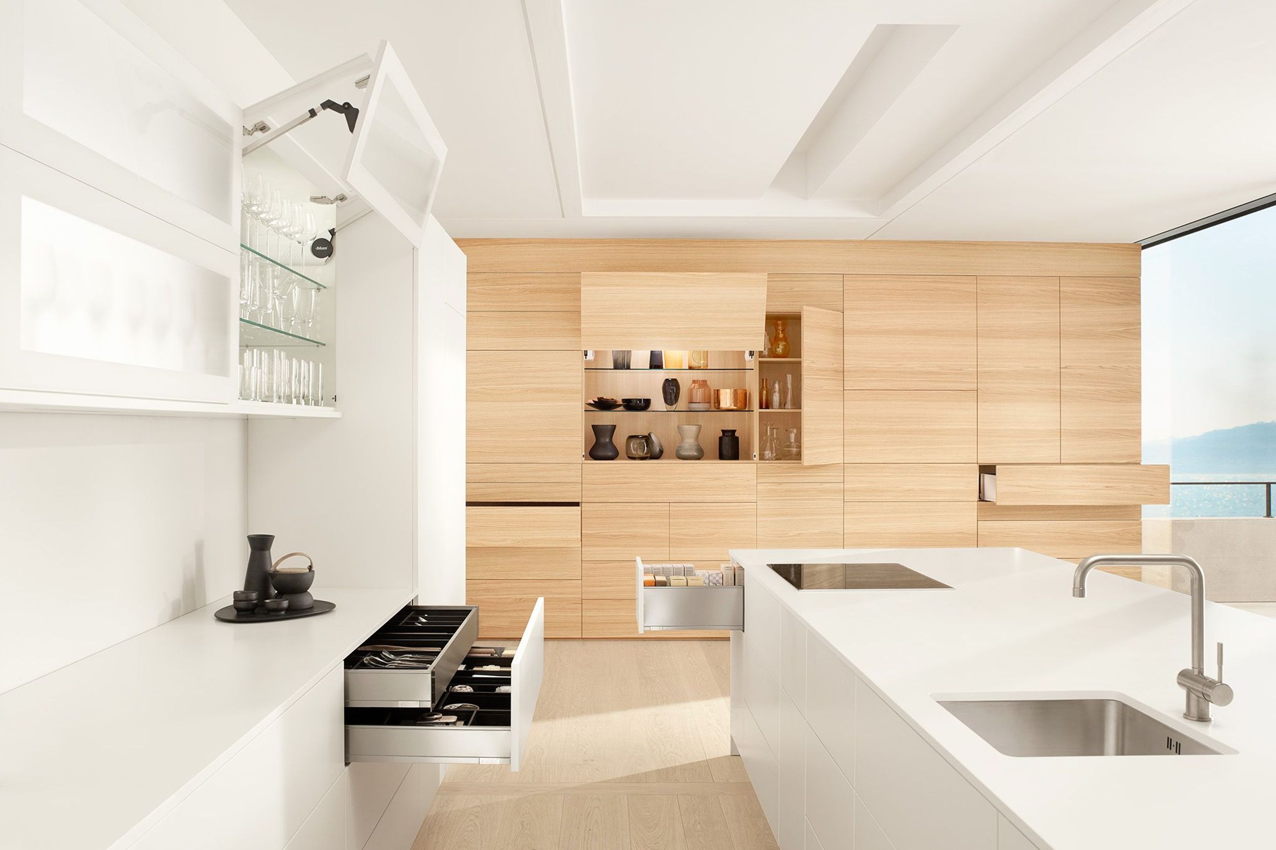Handle-less Cabinetry