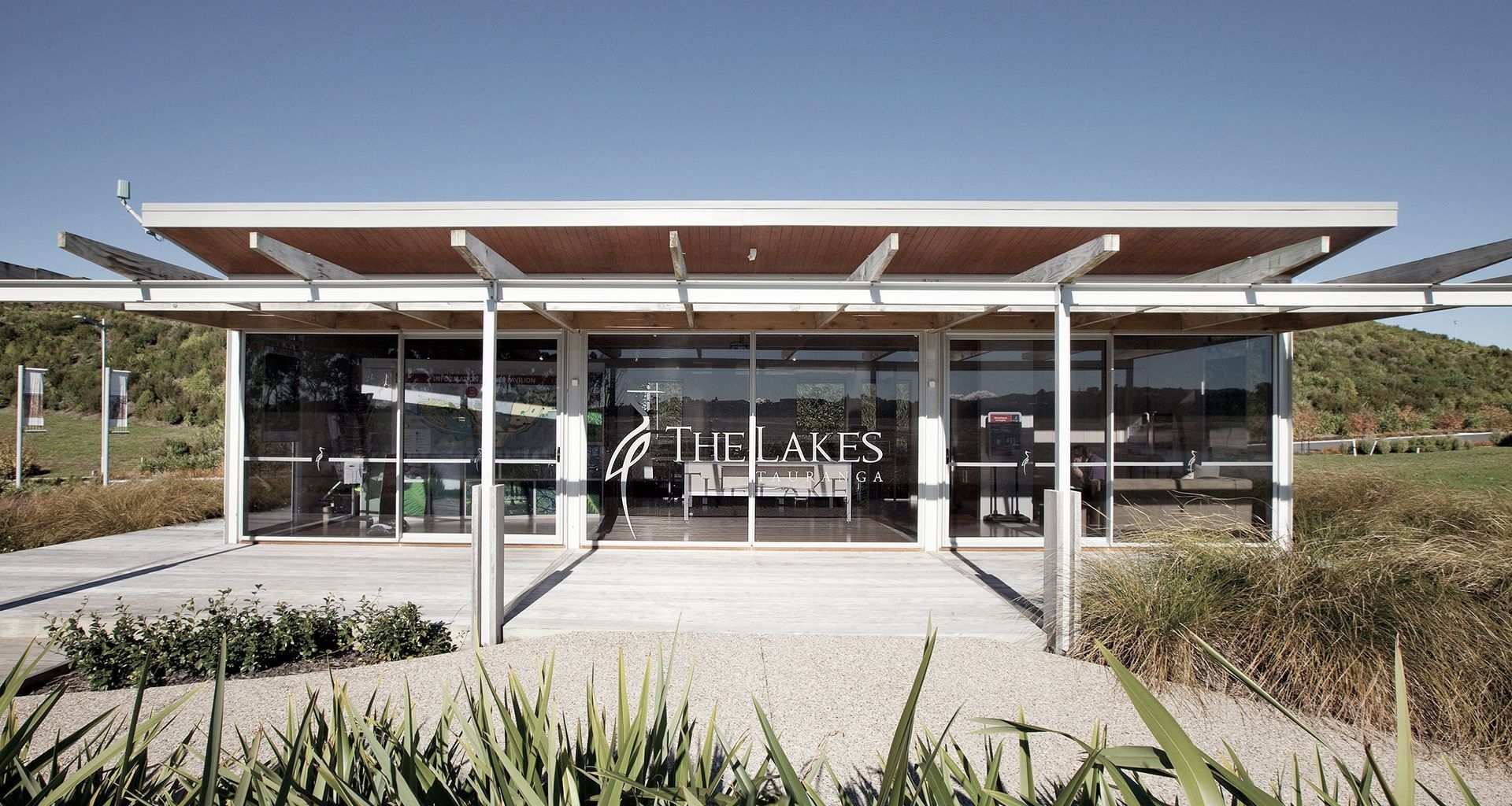The Lakes Sales Pavillion banner