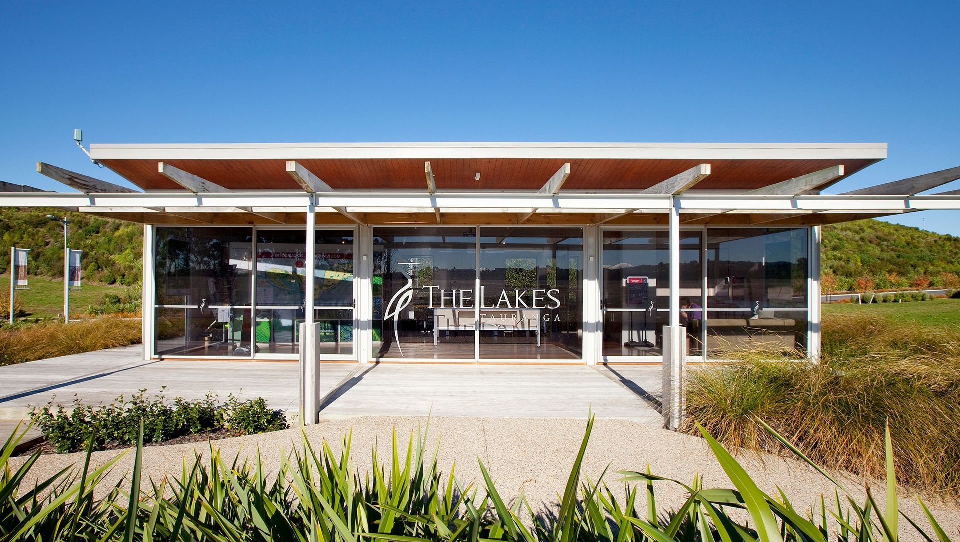 The Lakes Sales Pavillion banner