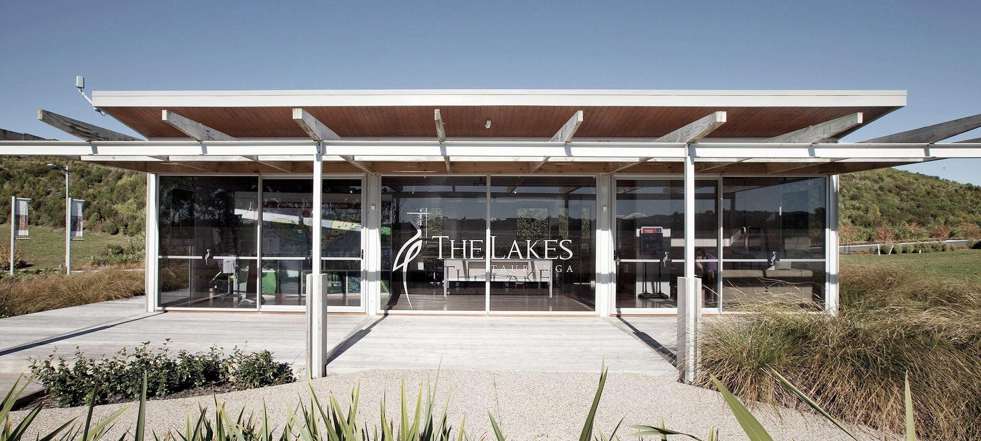 The Lakes Sales Pavillion banner