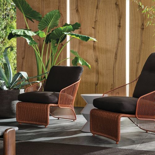 Colette Outdoor Armchair by Minotti