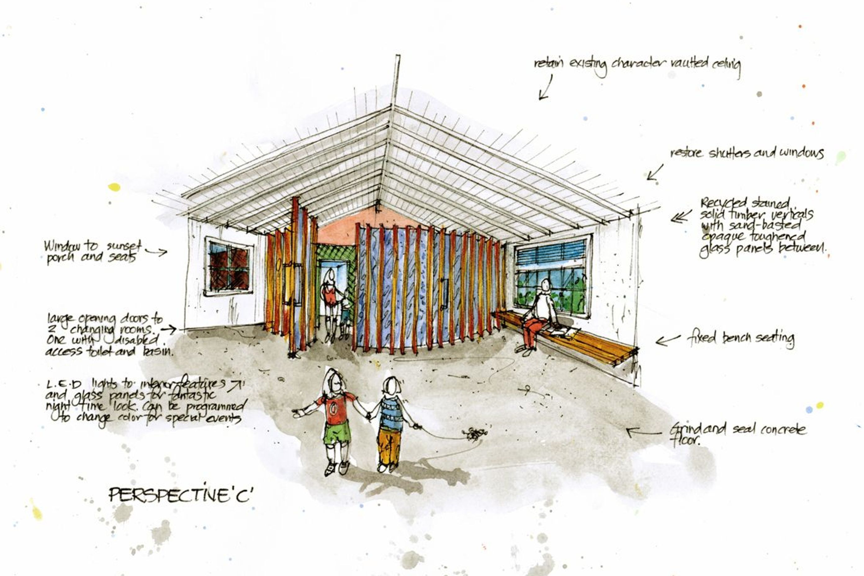 Days Bay Changing Shed