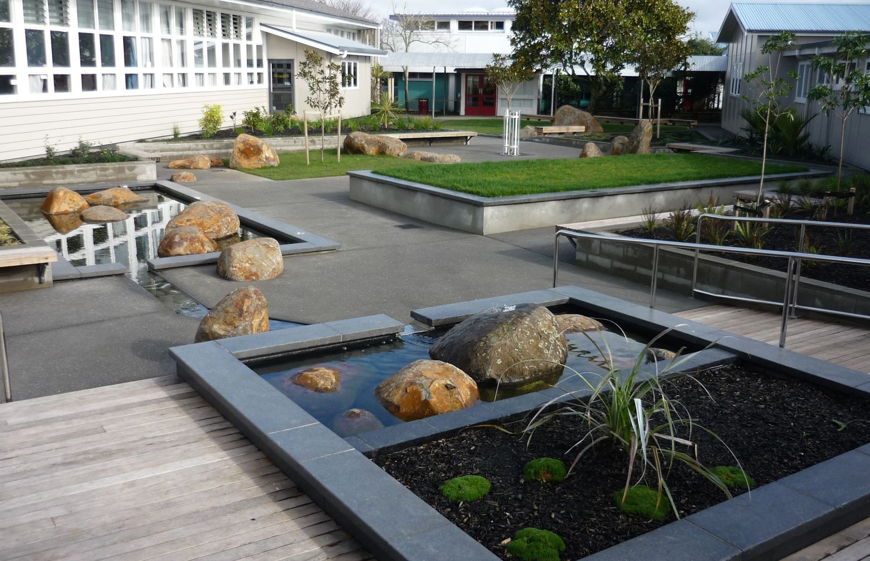 Rangitoto College Courtyards