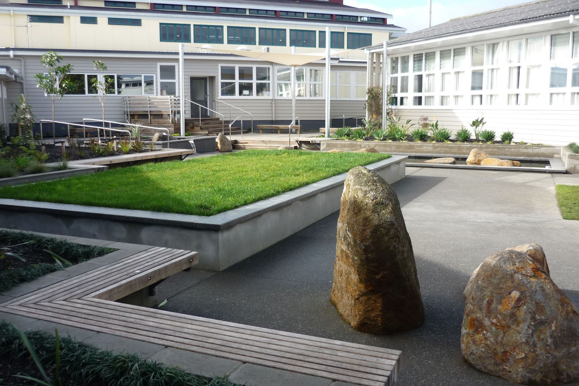 Rangitoto College Courtyards