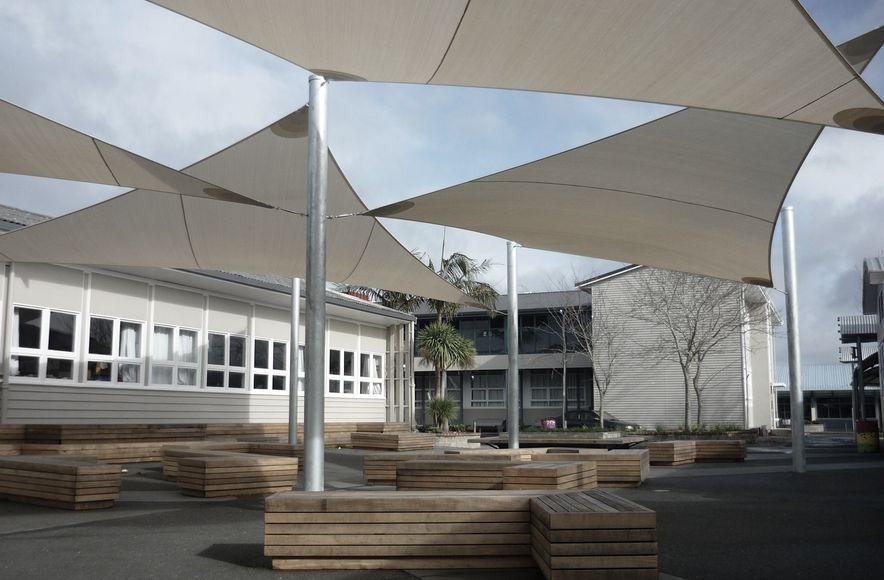 Rangitoto College Courtyards