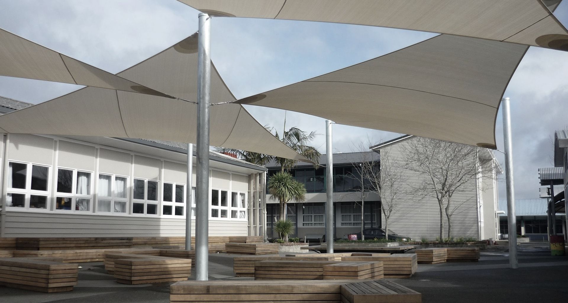 Rangitoto College Courtyards banner
