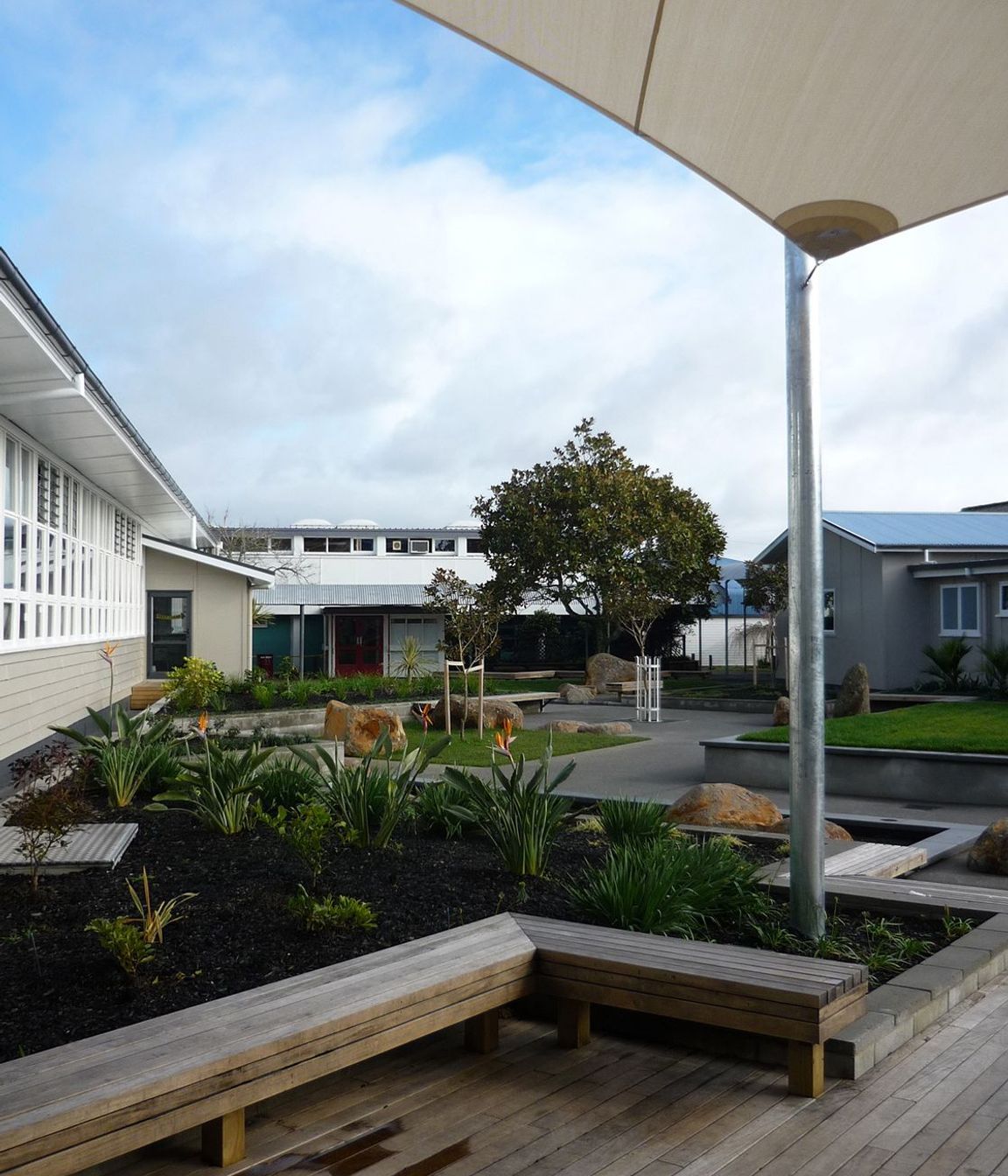Rangitoto College Courtyards