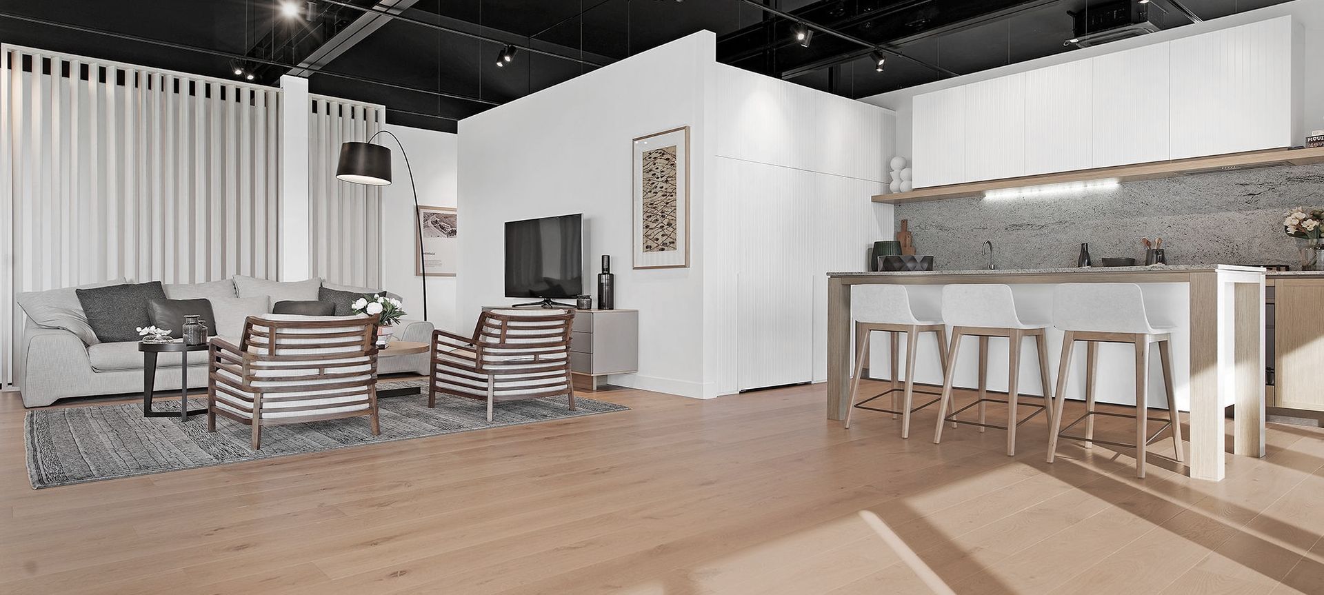 Caulfield Display Suite French Oak Flooring banner