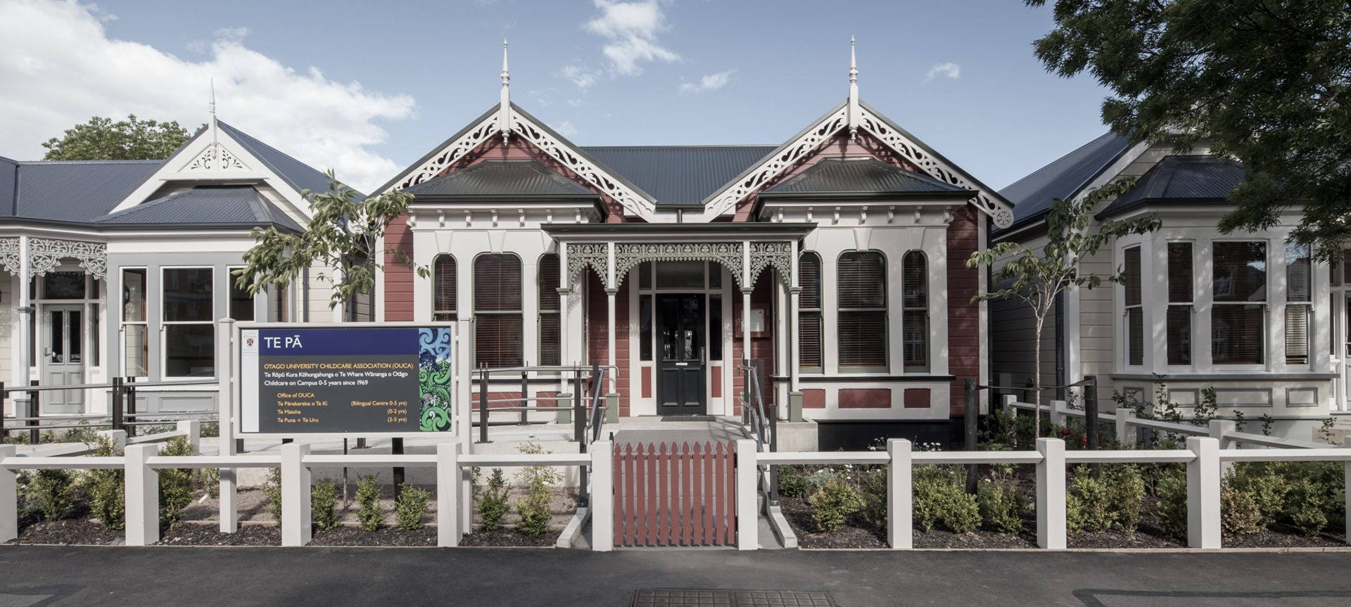 Te Pa - University of Otago Childcare Centre banner