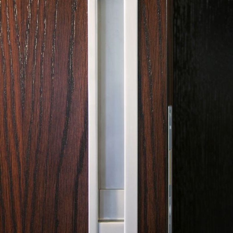HB1480 Off-Set Flush Pull Lock Set for Sliding and Hinge Doors