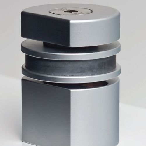 HB710 Round Magnetic Floor Mount Doorstop
