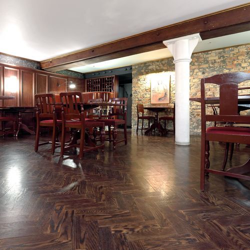 American Oak Parquet - Stained
