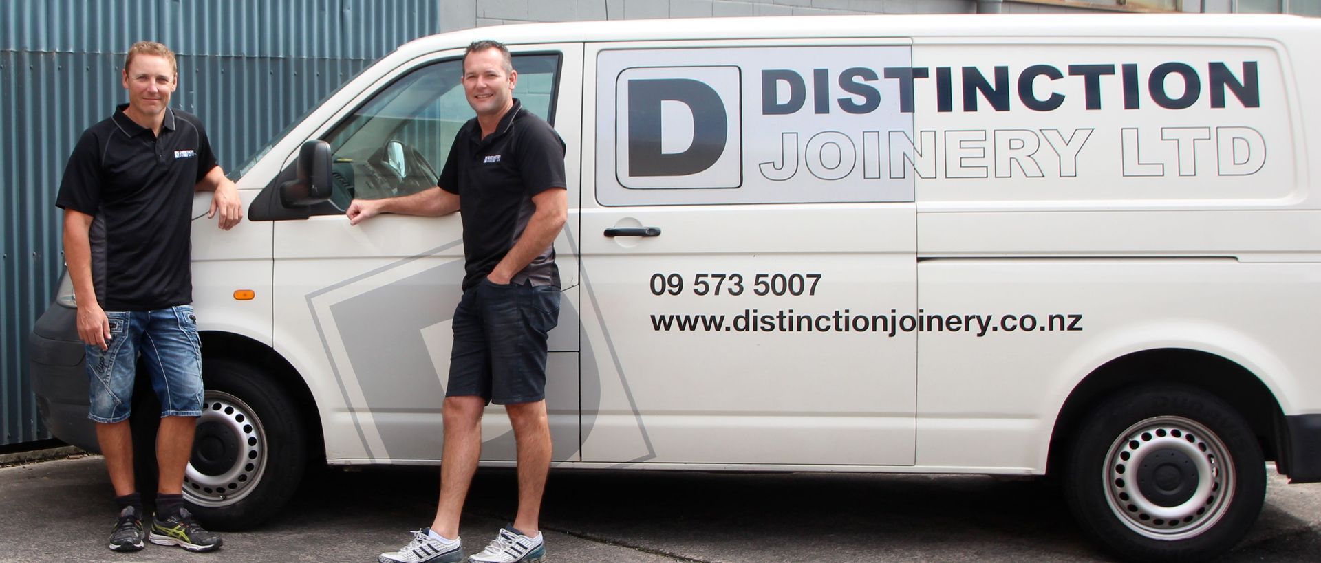 Hero Banner for Distinction Joinery