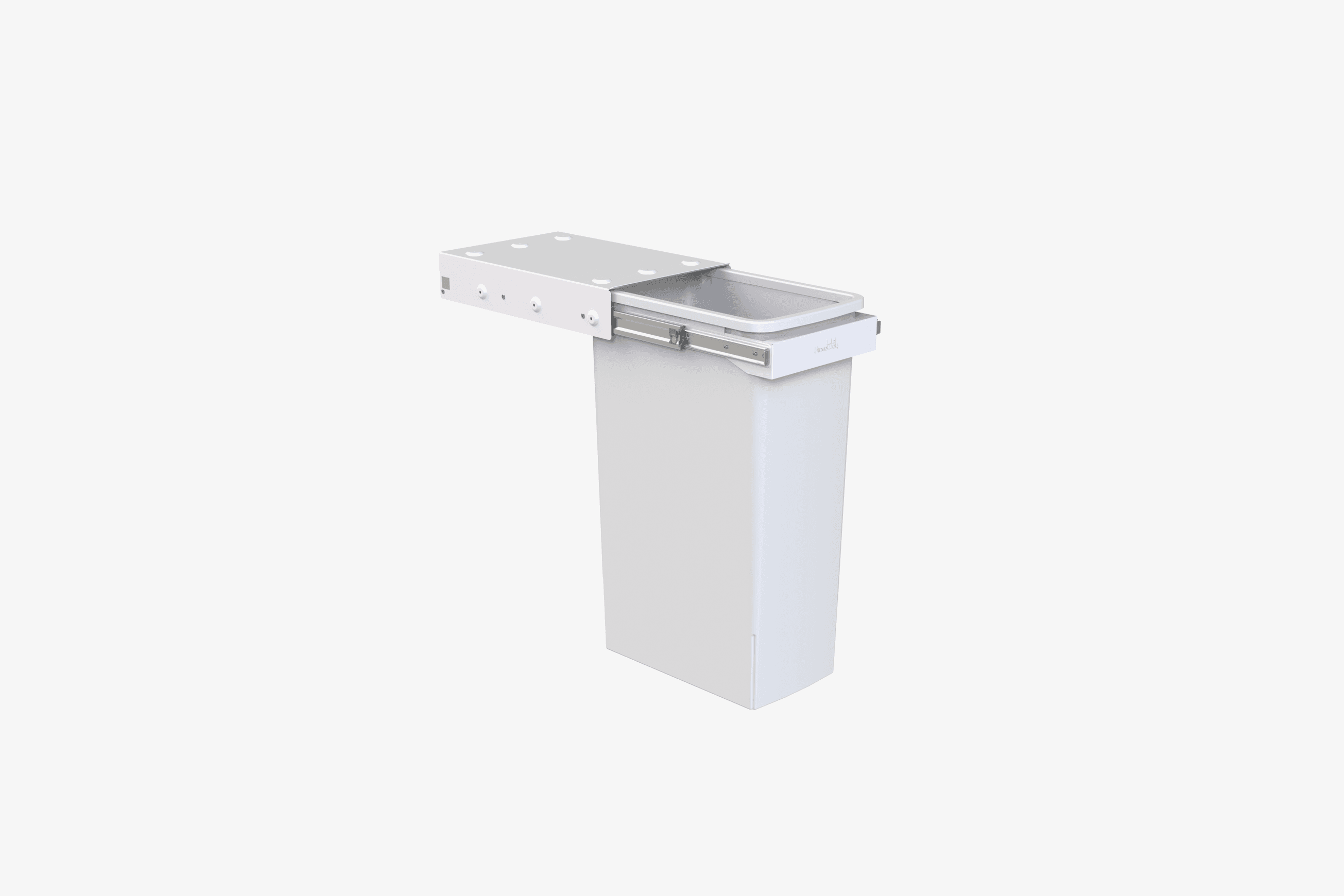 Compact Bin Storage - 1 x 40 Litre Bucket - Handle Pull