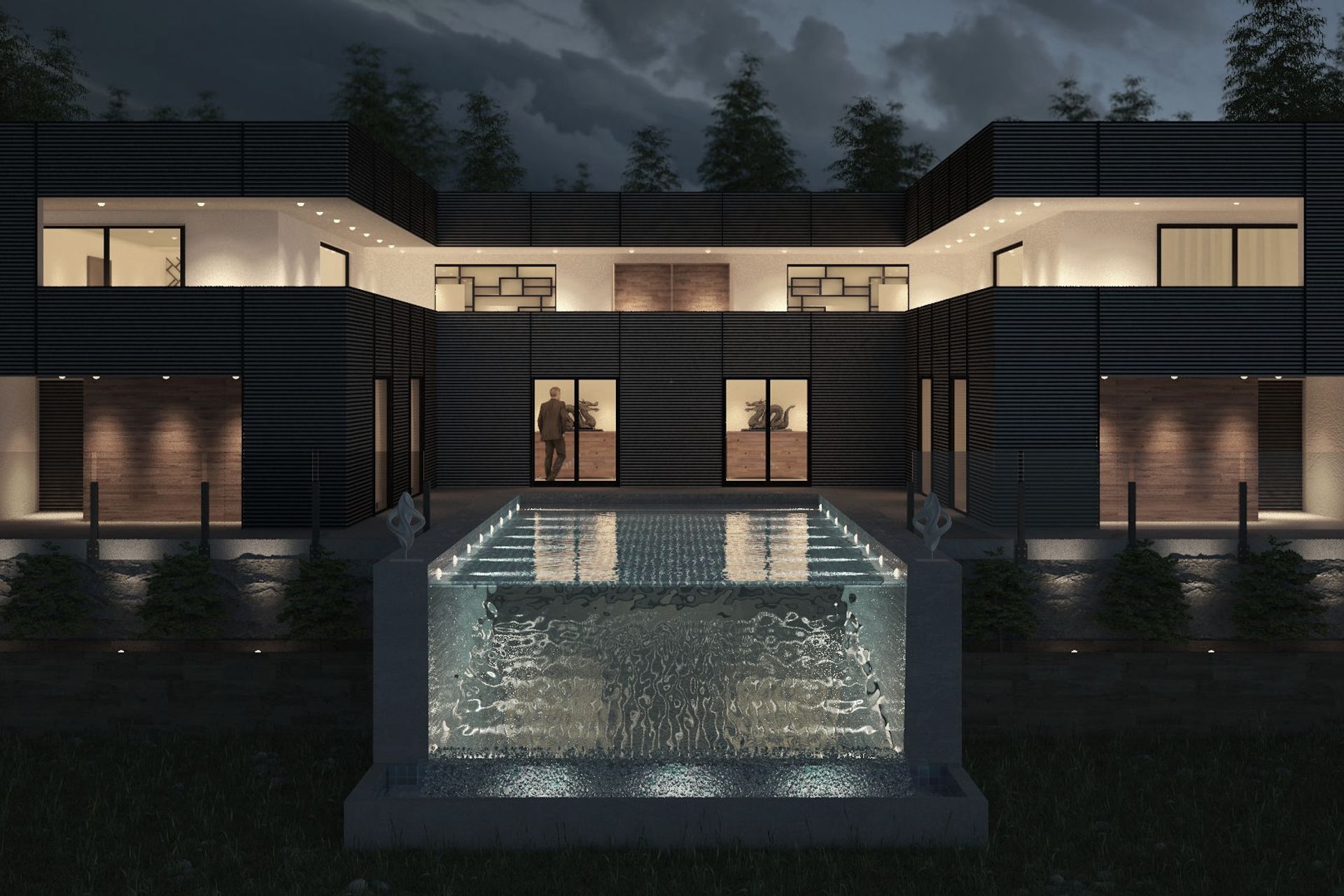 Modern U Villa