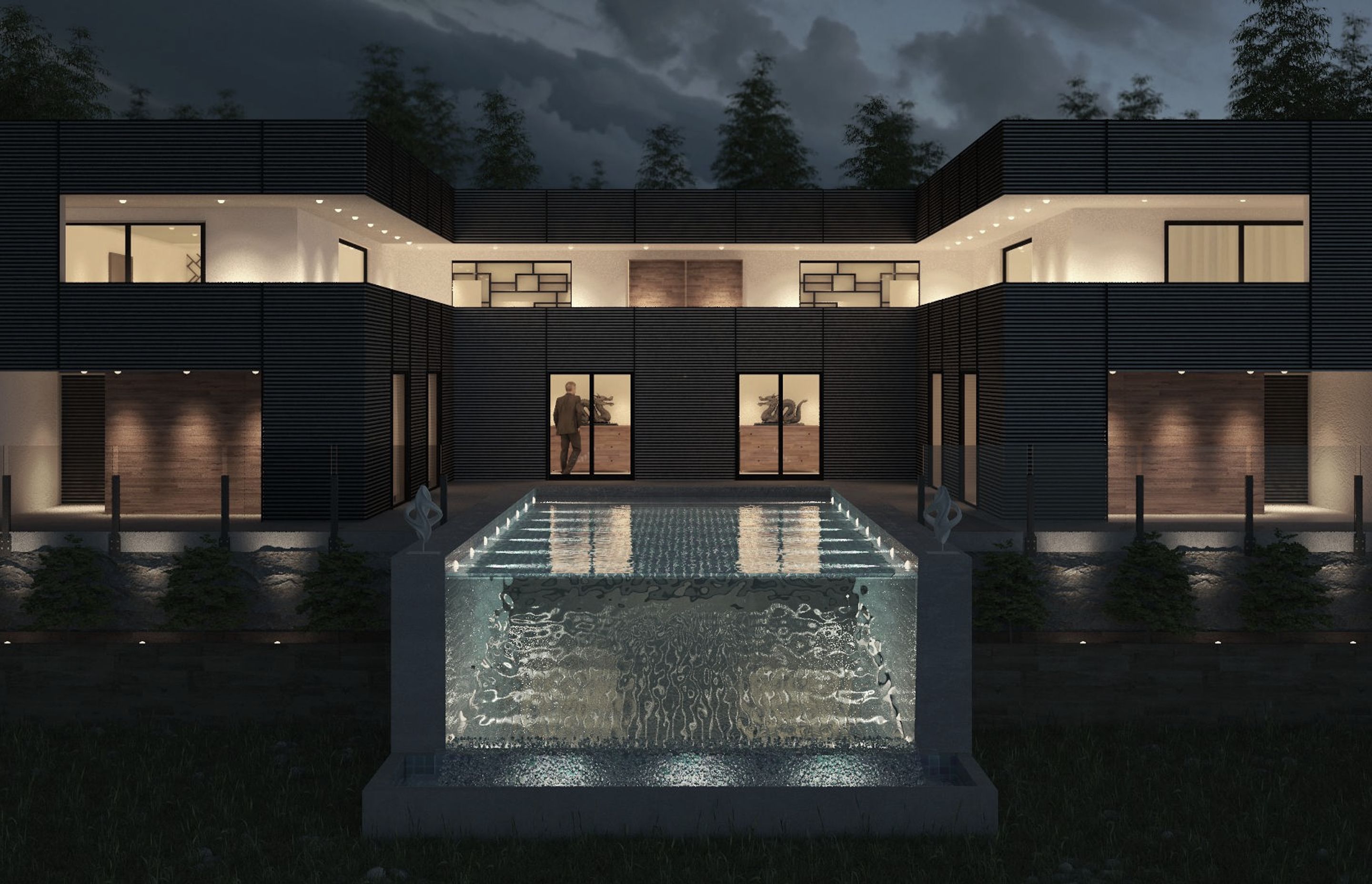 Modern U Villa