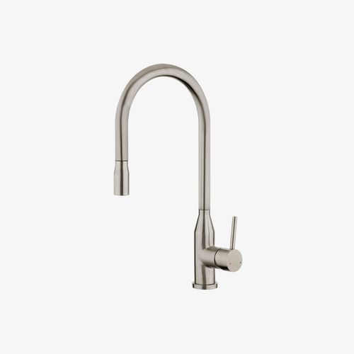 Stainless Minimal Pulldown Sink Mixer