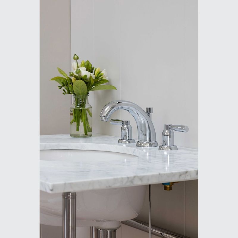 Perrin & Rowe Contemporary Three Hole Basin Tap
