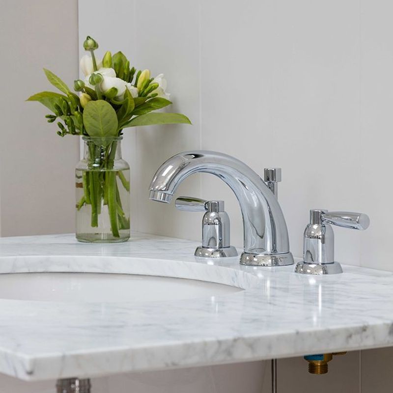 Perrin & Rowe Contemporary Three Hole Basin Tap