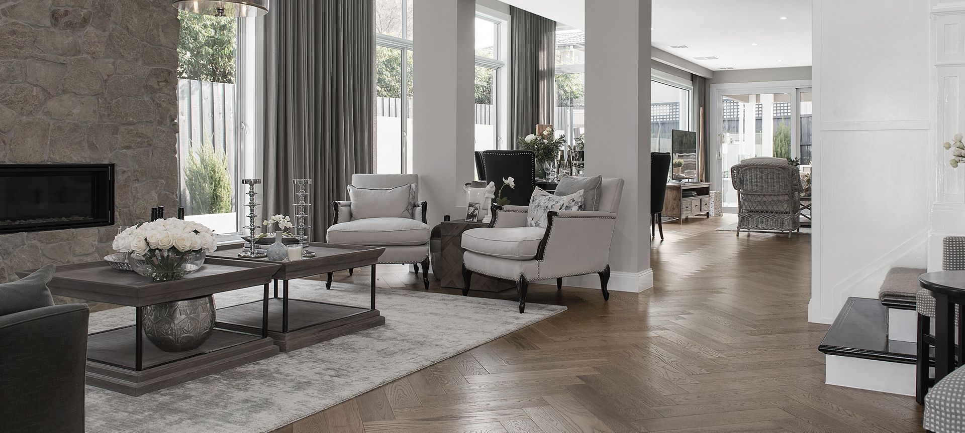 Porter Davis Display French Oak Flooring banner