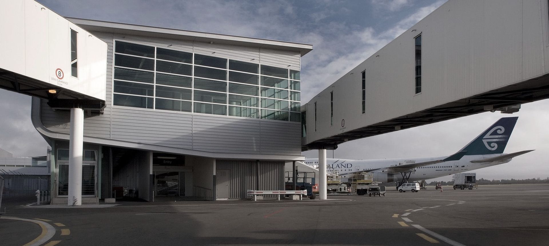 Christchurch International Airport banner