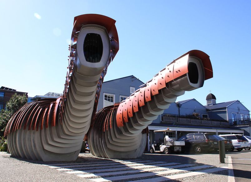 Kumutoto Toilets, Wellington