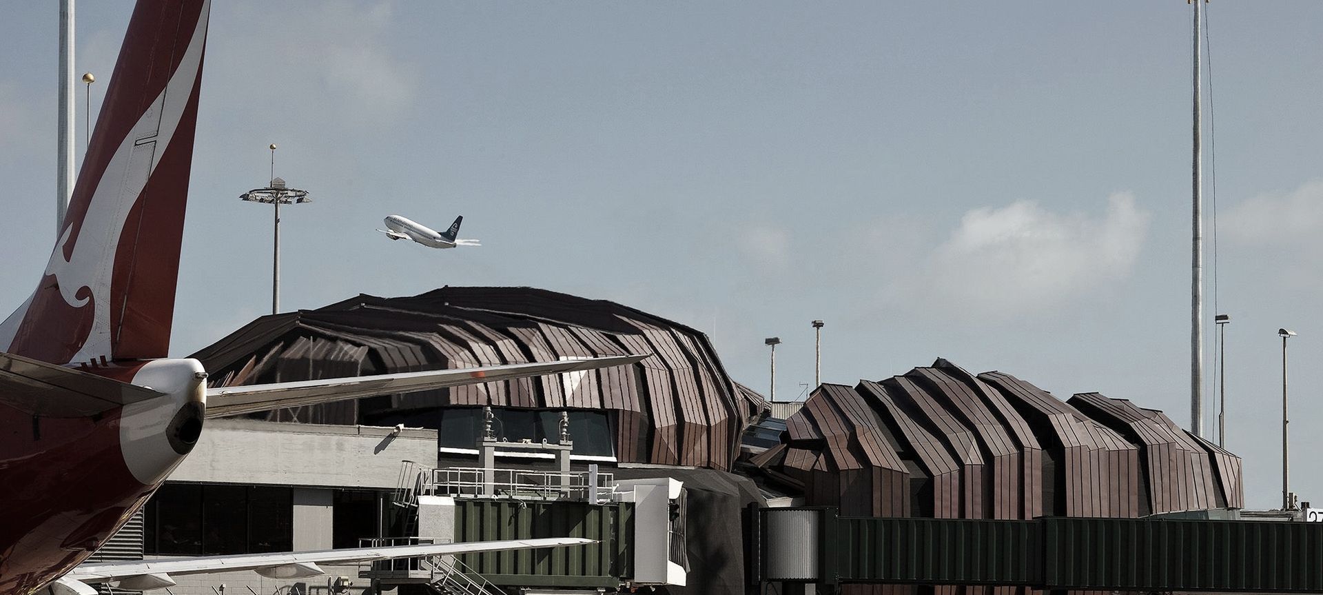 The Rock, Wellington Airport banner