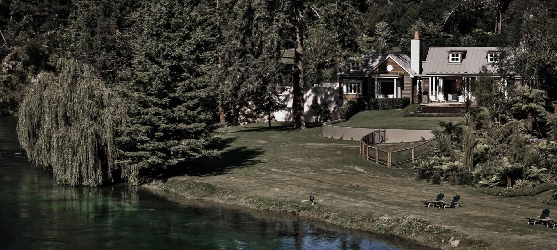 Huka Lodge, Alan Pye Cottage banner