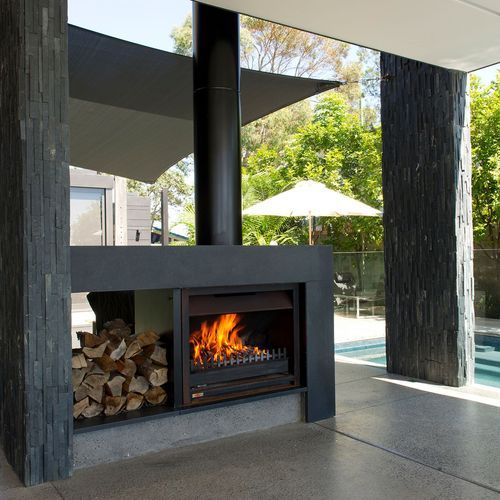 Jetmaster Alfresco Outdoor Wood Fireplace