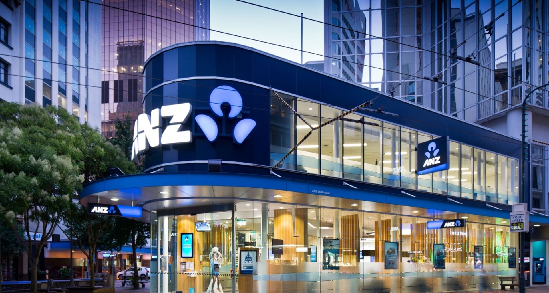 ANZ Lambton Quay banner