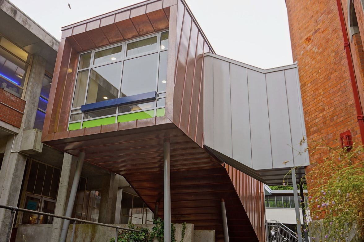 Auckland Girls Grammar - Smart Tray Standing Seam Cladding