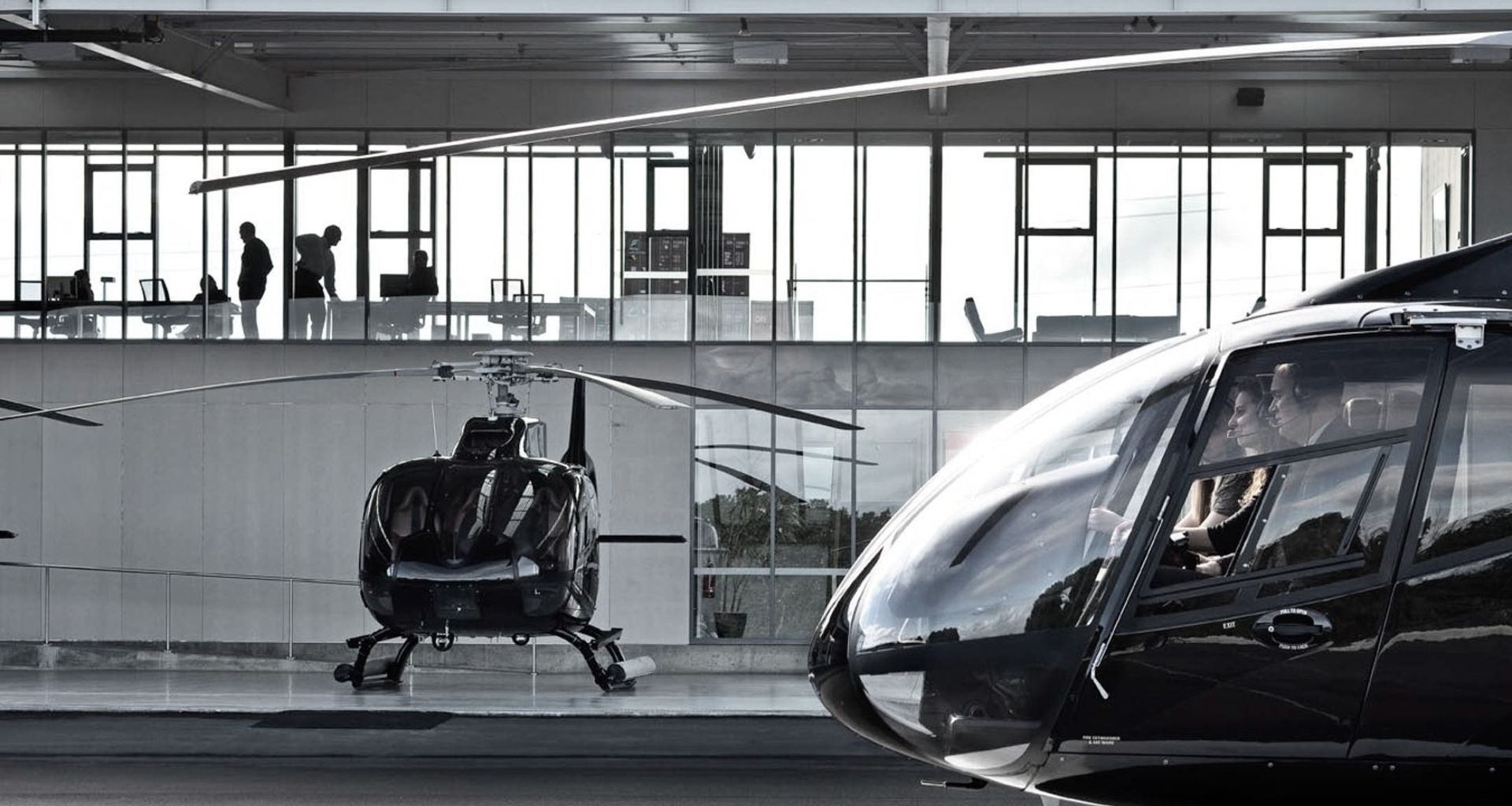 Auckland Heliport banner