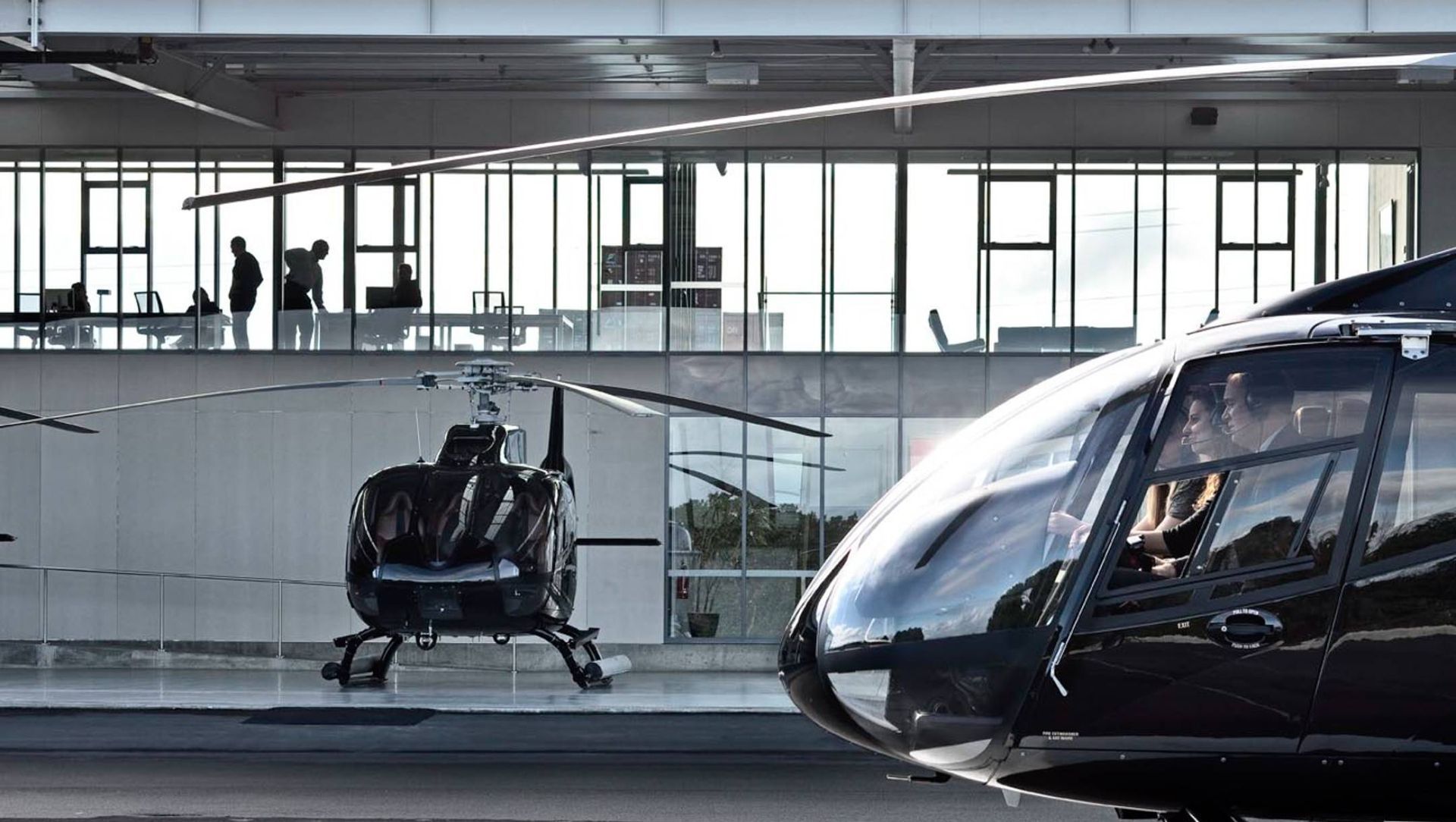 Auckland Heliport banner