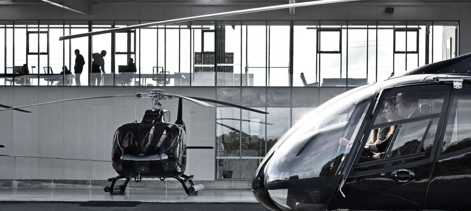 Auckland Heliport banner