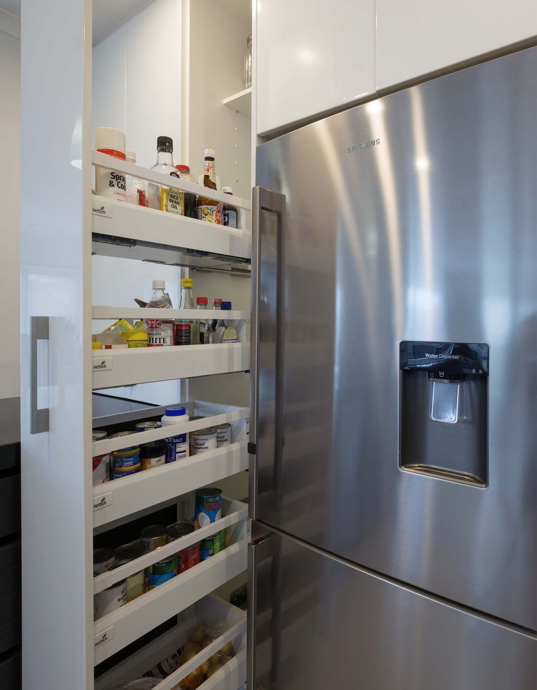 Ebony and Ivory Kitchen