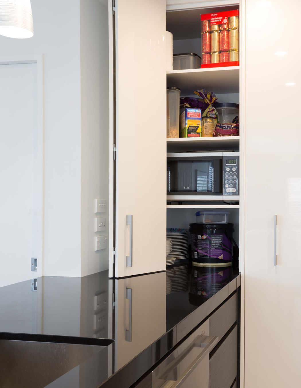 Ebony and Ivory Kitchen