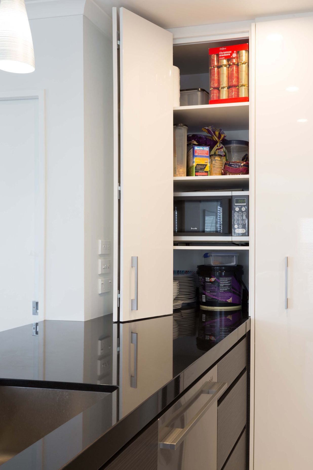 Ebony and Ivory Kitchen